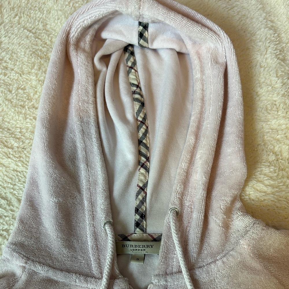 Burberry Pink Zip-up Hoodie - Picture 3 of 5